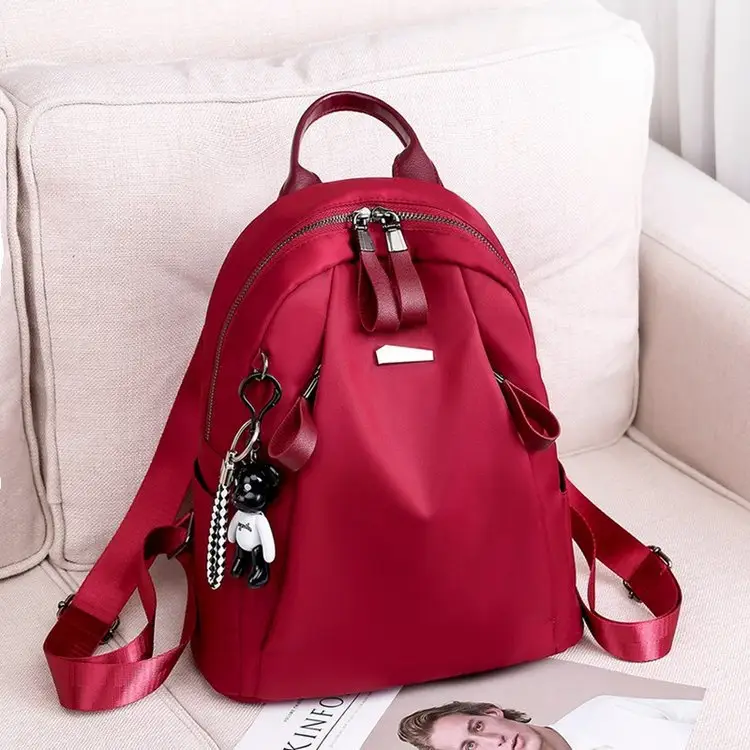 Bolsa para escola feminina, mochila feminina feita em estilo coreano, ideal para estudantes de oxford