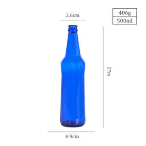 <span class=keywords><strong>Precio</strong></span> al por mayor 500ml botellas de cerveza de vidrio <span class=keywords><strong>azul</strong></span> con la más alta calidad - Product Image 6