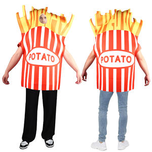 Costume de <span class=keywords><strong>cosplay</strong></span> drôle d'Halloween en forme d'éponge, costume de performance sur le thème des chips et du chocolat pour le campus - Product Image 3
