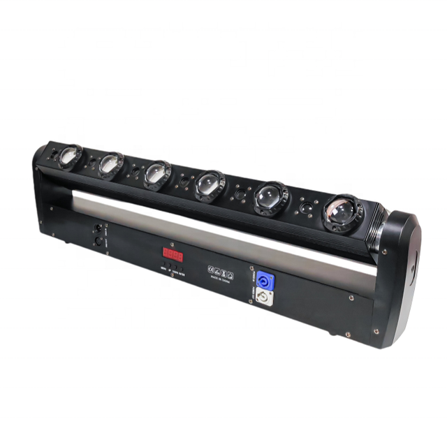 2024 New Product 6 Eyes Full Color Beam Bar Stage Lights Red Color Laser +RGB for Stage Performances