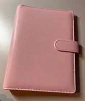 Großhandel: Kundenspezifischer A5 A6 Ringbuch-Planer und Organizer aus PU-Leder, Budget-Notizbuch mit losen Blättern, Personalisierbarer Notizbuch-Bindeklips