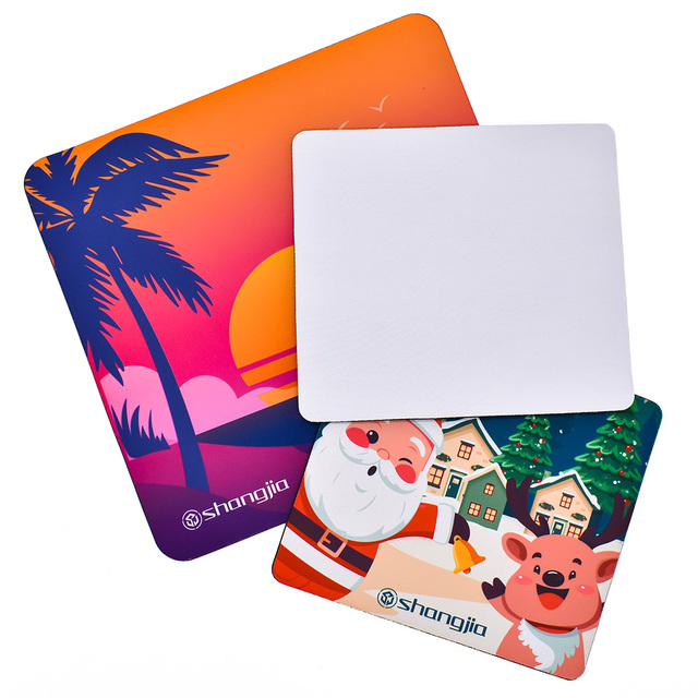 Custom Design Premium Square Waterproof Mouse Pad Non Slip Stitched Mouse Pad