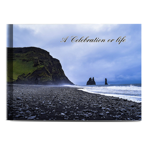 Libro de Visitas Funerario Personalizado con Tapa Dura y Diseño de Atardecer para Servicios Conmemorativos - Product Image 5