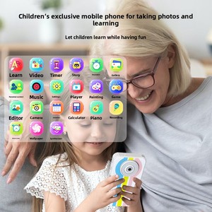 Kids' <b>Camera</b> 2.0 Inch Screen Dual Lenses Plastic Body <b>For</b> 3-6 Years Old Children Educational Toy - Product Image 2