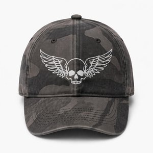 Wholesale Custom Logo <b>Flat</b> Embroidered Cotton Twill 6 Panel Baseball Cap Dad <b>Hat</b> Manufacturer - Product Image 2