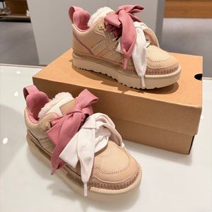 Nouvelles bottes d'hiver Uggss 2026, chaussures de luxe de créateur, cuir véritable, peau de mouton, thermiques, légères, confortables, chaudes, fourrure unisexe - Product Image 2