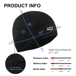 Berretto Invernale Personalizzato per <span class=keywords><strong>Moto</strong></span> e Ciclismo, <span class=keywords><strong>Sottocasco</strong></span> Sportivo Unisex, Campione Gratuito, Regolabile per Attività all'Aperto - Product Image 4