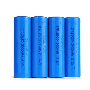 מלא קיבולת אחסון סוללה 2000mah 18650 lifepo4 גלילי סוללה עבור ev lifepo4 סוללות