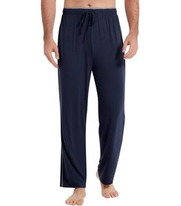 <b>Men's</b> Solid Color Sleep Pants Bamboo Fiber Casual Lounge Trousers Soft Comfortable Home Wear Summer In Stock Ready <b>For</b> Dispatch - Product Image 2