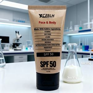 OEM ODM <span class=keywords><strong>SPF</strong></span> <span class=keywords><strong>30</strong></span> Sebo Naturale e Ossido di Zinco Formula Sicura per la Barriera Corallina Resistente all'Acqua Senza Profumo e Non Grassa per Viso e - Product Image 5