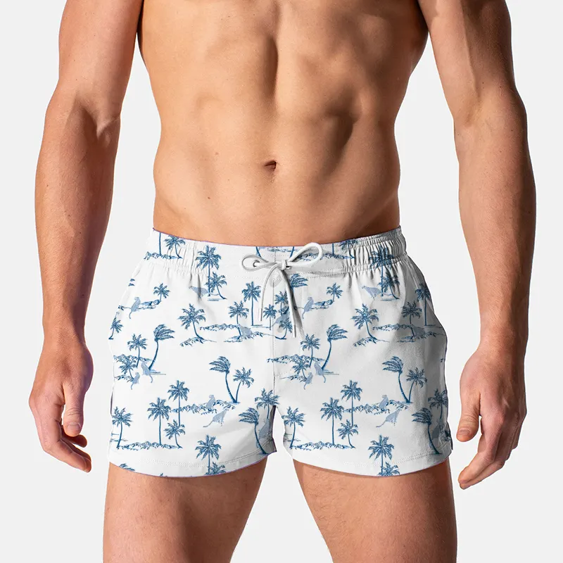 Hochwertiger Großhandel wasserdichte Strandshorts Bademantel Badeanzug für Herren Damen Kinder Unterhosen Shorts