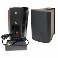 Haut-parleur réseau IP mural professionnel 2.0 canaux intégré IP/SIP/VOIP/WIFI avec amplificateur de puissance intégré en plastique