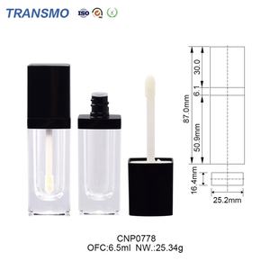 บรรจุภัณฑ์เครื่องสำอางแบบกำหนดเองขนาด 6.5 มล. ขวดพลาสติกเปล่าสำหรับคอนซีลเลอร์พร้อมฝาเกลียวและแปรงทา จากผู้ผลิตบรรจุภัณฑ์ - Product Image 2