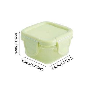 迷你食品储存容器防漏盖调味酱冷冻储存容器密闭容器 - Product Image 2