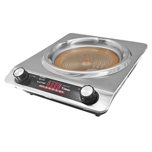 Cuisinière à <span class=keywords><strong>induction</strong></span> concave haute puissance, <span class=keywords><strong>plaque</strong></span> céramique infrarouge <span class=keywords><strong>portable</strong></span>, cuisinière électrique avec commande à bouton pour usage domestique et hôtelier - Product Image 6