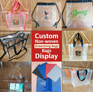 IDEA GIFT Promotional Custom Logo Storage Outdoor Draw String Bag Sport <b>Backpack</b> <b>Drawstring</b> Gym Bags transparent PVC bag - Product Image 4