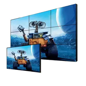总理质量视频墙壁解决方案 65 英寸全高清 4K 多屏幕摄像机无缝超窄挡板智能 3x3 LCD 视频墙