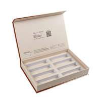Boîtes à cils magnétiques logo personnalisé carte cadeau avec couvercle stockage cosmétique organisateur fermeture emballage carton boîte magnétique