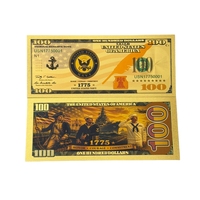 Uang Kertas Amerika 2026 Berlapis Emas 24K untuk Hadiah