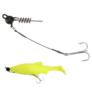 Spinpoler pesca Lucio Stinger Rig 7g/10g/15g/20g/25g/30g/50g sacacorchos plomo cebo suave Shad Jig Head Rig anzuelos triples Lucio perca - Product Image 1