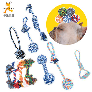 Juguetes de Cuerda de Algodón para Mascotas Huayuan, Anudados, Resistentes al Desgaste, para Masticar y para la Dentición de Perros, 110g - Product Image 1