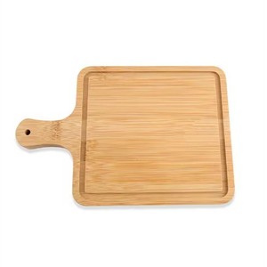 เขียงไม้ไผ่ทรงสี่เหลี่ยมพร้อมด้ามจับสำหรับใช้ในครัว - Product Image 4