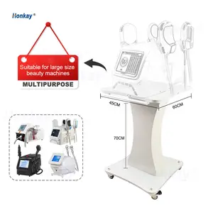 2024 High Quality Materials New Beauty Salon Trolley Barber SPA Equipment Hairdressing White Cart Tool With Upright Post Of Mata