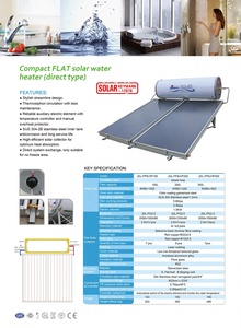 Jiadele Trung Quốc Nhà Sản Xuất Máy Nước Nóng Năng Lượng Mặt Trời Geyser Công Nghệ Cao Bằng Sáng Chế Nhỏ Gọn Phẳng Chauffe Eau Năng Lượng Mặt Trời Máy Nước Nóng Hệ Thống - Product Image 5