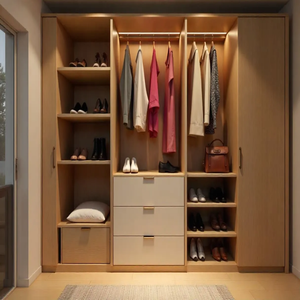 Armoire traditionnelle en bois avec plusieurs tiroirs, organisateur de vêtements pour chambre à coucher, <span class=keywords><strong>placard</strong></span> pour la décoration intérieure chinoise - Product Image 5