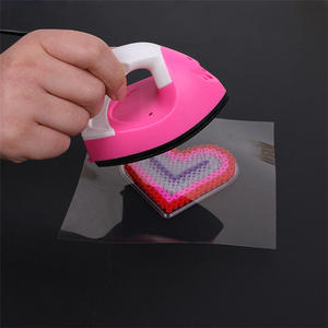 Fogli di pellicola di carta termoretraibile per perline di fusibili fai da te polacco trasparente puzzle spesso carta calda accessori manuali fai da te - Product Image 3