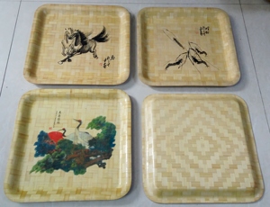 Tazón Cuadrado de Bambú Tejido Ecológico de 12*16 Pulgadas (30*40 cm), Color Natural, Estilo Novedoso, para Uso en el Hogar y Restaurantes - Product Image 5