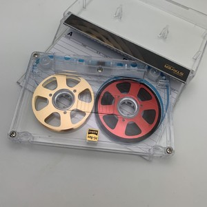 Cinta de audio al por mayor personalizada con carcasa transparente, estilo bobina abierta, con núcleo metálico, 50 minutos, Tipo I, para grabación y regalos - Product Image 3