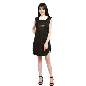 Lingsheng – Cape <span class=keywords><strong>de</strong></span> Salon <span class=keywords><strong>de</strong></span> coiffure avec logo, tablier <span class=keywords><strong>de</strong></span> <span class=keywords><strong>coupe</strong></span> <span class=keywords><strong>de</strong></span> <span class=keywords><strong>cheveux</strong></span> personnalisé anti-adhésif imperméable - Product Image 2
