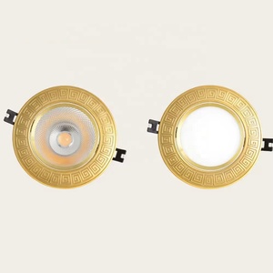Spot <span class=keywords><strong>Light</strong></span> oro antiguo cobre aluminio Material Estilo clásico personalización LED Antideslumbrante latón LED Downlights Eurioean - Product Image 5