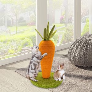ที่ลับเล็บแมวรูปแครอทน่ารัก ทำจากวัสดุธรรมชาติ สำหรับแมวในบ้านและลูกแมว - Product Image 4