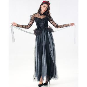 2025 nuevos estilos M-xl <span class=keywords><strong>disfraz</strong></span> de Halloween de gran tamaño <span class=keywords><strong>Zombie</strong></span> Ghost Bride Stage Show Costume - Product Image 5