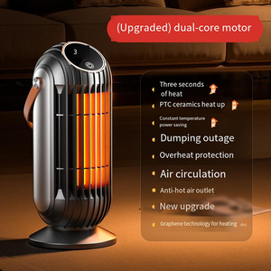 1500W PTC Ceramic <strong>Heater</strong> NFJ009 with Large LED Screen Overheat Protection Remote Control Indoor Electric <strong>Heater</strong> for Family Home - Product Image 6