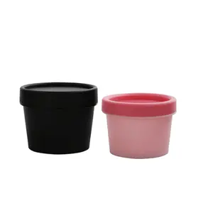 factory hot Pink black PP cosmetic cream jar 50ml manufacturer/wholesale