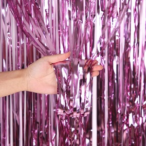 Décoration <span class=keywords><strong>de</strong></span> fête, décoration <span class=keywords><strong>de</strong></span> mariage, rideau à franges en feuille, séquence, toile <span class=keywords><strong>de</strong></span> fond photo, rideau mural, cadeaux d'anniversaire - Product Image 4