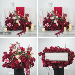 Wedding Floral Arrangement Decor Artificial Silk Flower Aisle Artificial Flower Table Runner for Wedding Decor - Product Image 3