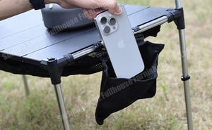 2025 New Design Outdoor <b>Foldable</b> <b>Picnic</b> <b>Table</b> Black Aluminum <b>Table</b> - Product Image 3