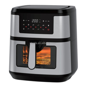Aifa airfryers 1800W สไตล์ใหม่ 7.5L การไหลเวียนของร้อนอัตโนมัติสมาร์ทไฟฟ้าน้ํามันฟรีเครื่องทอดอากาศเตาอบสแตนเลส 9.5L - Product Image 5