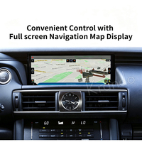 Autoradio GPS 10,25 pouces avec écran partagé, aide au recul, Carplay et Android Auto pour Lexus IS 2013-2017