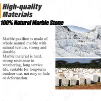 Gazebo de Mármol Estilo Occidental MILY, Tallado a Mano, de Alta Calidad para Arquitectos de Paisajes y Desarrolladores de Resorts de Lujo