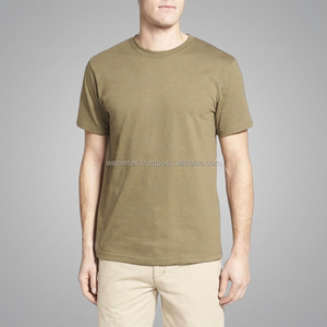 T-shirt uni pour homme imprimé sérigraphié, 100 % coton biologique, tissu tricoté, anti-rétrécissement, manches courtes, coupe classique, haute qualité - Product Image 2