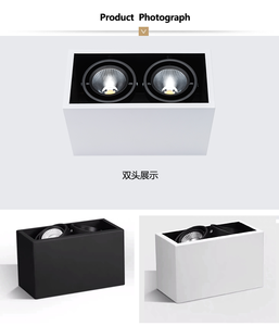 <span class=keywords><strong>Led</strong></span> Vuông Downlight Bề Mặt Gắn Trần Ánh Sáng Thay Đổi Độ Sáng 15W 20W 25W 30W Nhôm COB <span class=keywords><strong>LED</strong></span> Xuống Ánh Sáng - Product Image 4