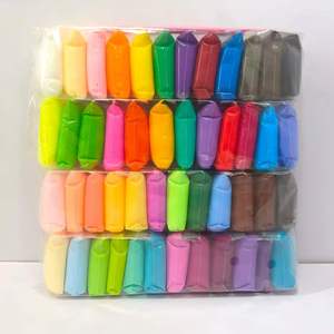 Venta al por Mayor de Arcilla de Espuma Plástica Suave Ultraligera de Alta Calidad en Bolsas Pequeñas de 48 Colores para Niños - Product Image 1
