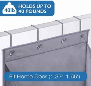 Organizador de Zapatos para Colgar en la Puerta con Bolsillos Profundos para 12 Pares de Botas, Colgador de Zapatos para Armario y Puerta, Almacenamiento de Zapatos - Product Image 3