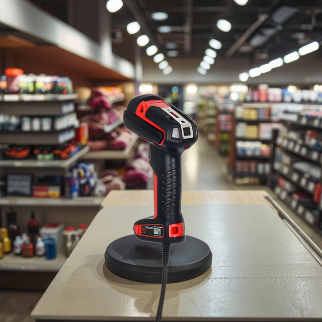 Supermarket HoneyWell 1d 2d Barcode Reader 1990IXR Area-imaging Wired Handheld QR Code Scanners Gun