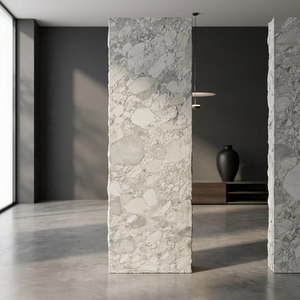 Revêtement mural en pierre naturelle flexible écologique de qualité supérieure, 2 mm, avec support en résine, léger, imperméable, moderne, pour l'intérieur, la maison, la salle de sport - Product Image 5